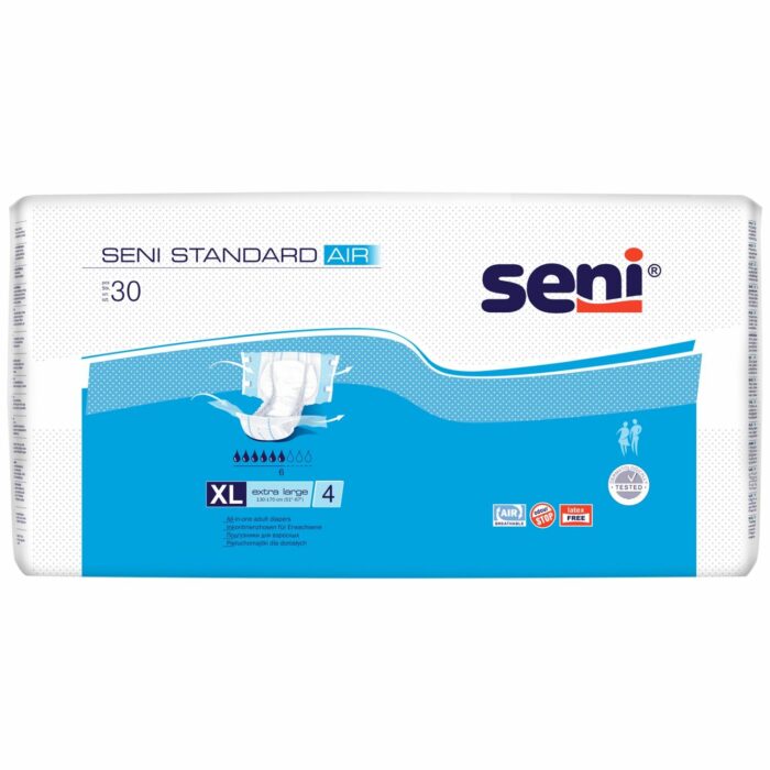 SENI Standard Air Extra Large felnőtt pelenka, 30 darab