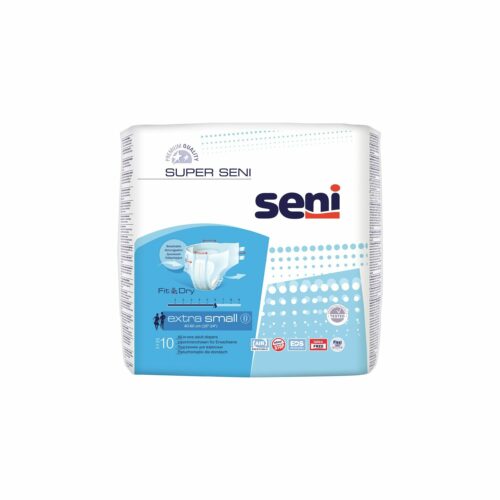 SENI Super Extra Small felnőtt pelenka, 10 darab