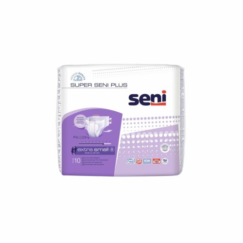 SENI Super Plus Extra Small felnőtt pelenka, 10 darab