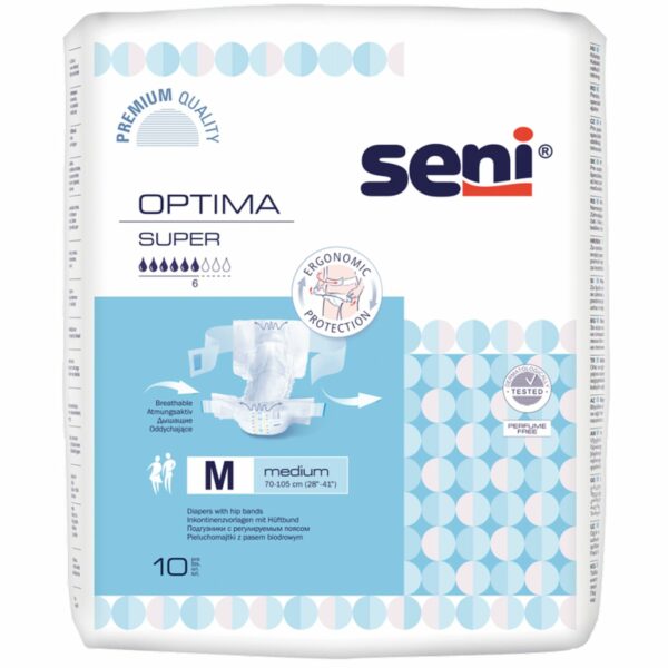 SENI Optima Super Medium felnőtt pelenka, 10 darab