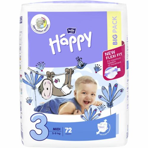 BELLA Baby Happy MIDI 5-9 Kg pelenka