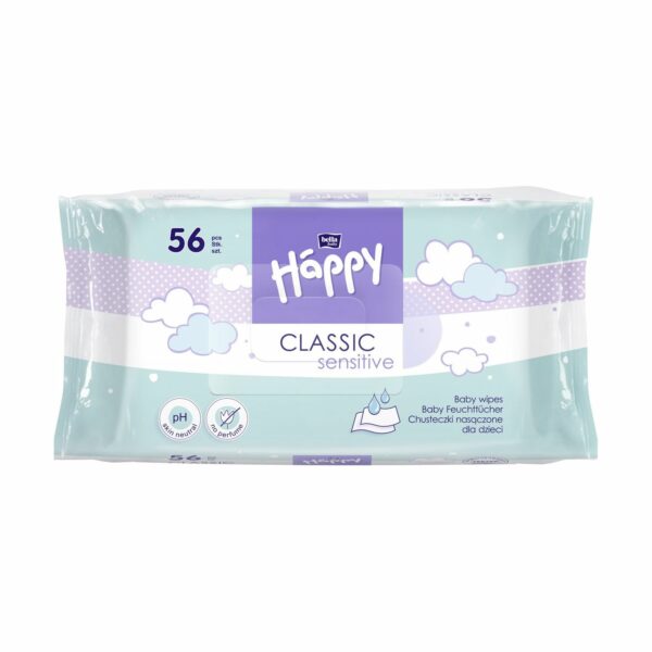 BELLA Baby Happy Classic nedves törlőkendő sensitive