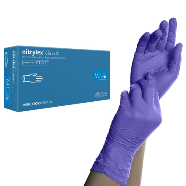 Nitrylex Classic nitril gumikesztyű lila M