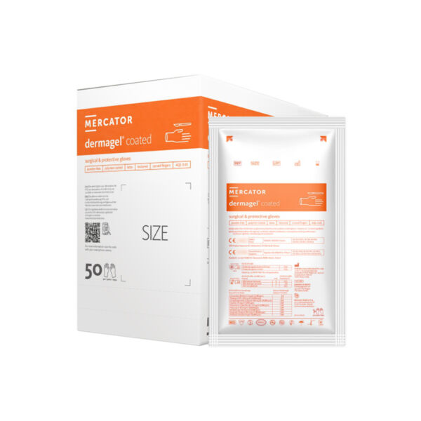 Mercator dermagel steril latex púdermentes kesztyű 7.0